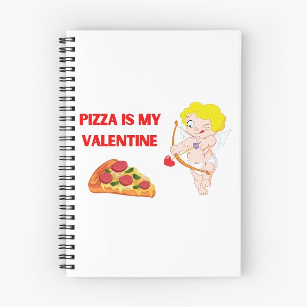 Aperçu de l'œuvre La pizza est ma Saint-Valentin créée et vendue par PlaygroundShop.