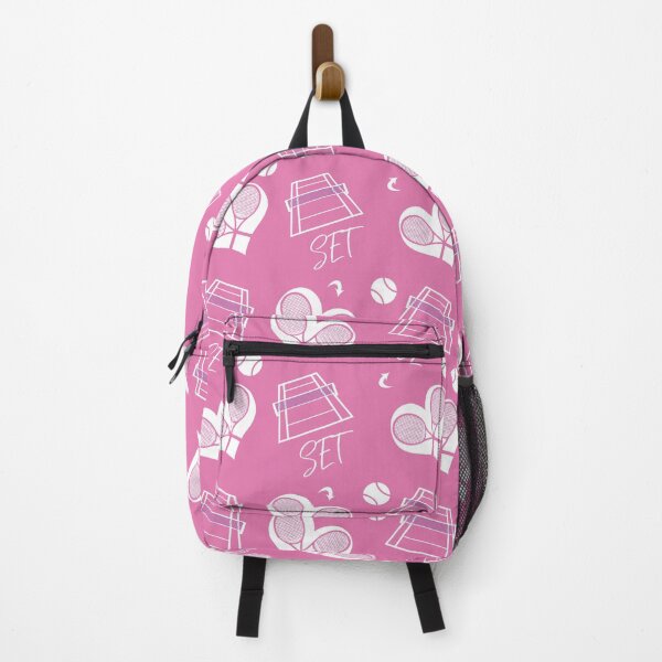 Item preview, Cute tennis pattern on pastel pink designed and sold by EvieWoj.