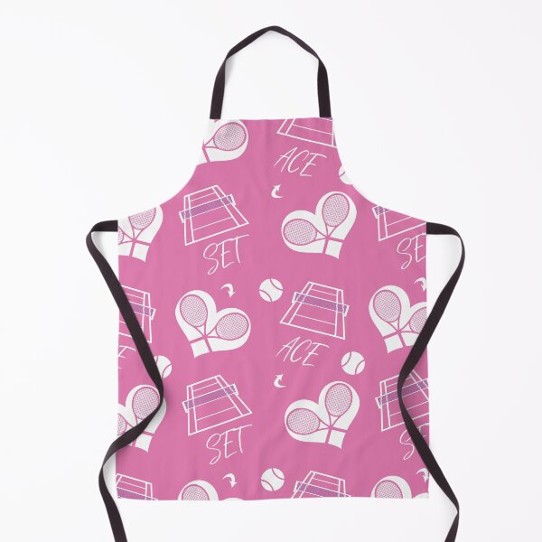 Item preview, Cute tennis pattern on pastel pink designed and sold by EvieWoj.