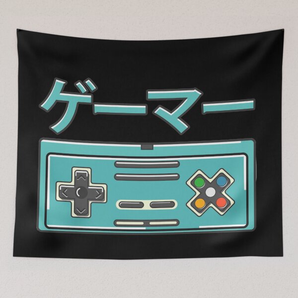 Item preview, Gamer VIntage Console Kanji designed and sold by EGIT.