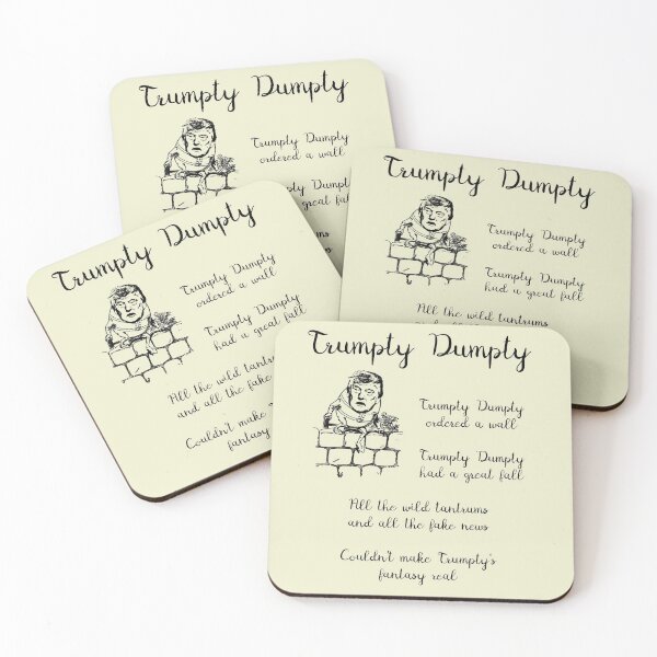 Item preview, Trumpty Dumpty (fantasy) children's rhyme political parody designed and sold by SolidEarthArt.