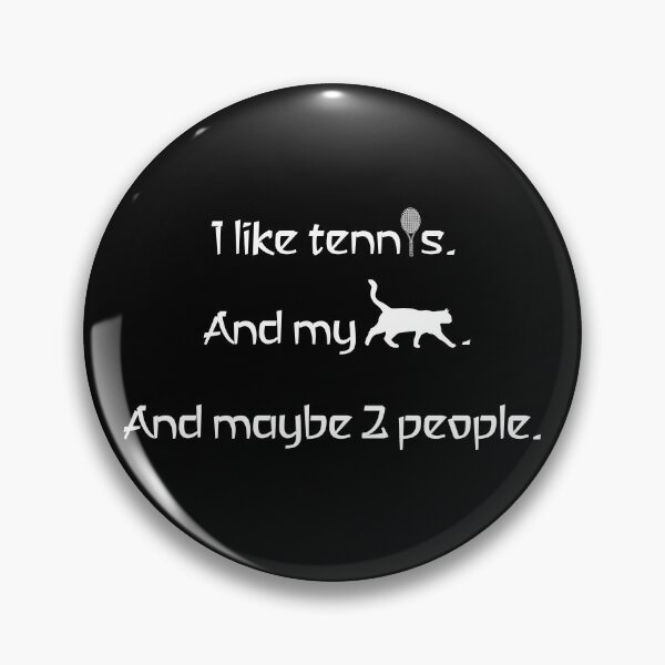 Item preview, Me encanta el tenis, mi gato y 2 personas. designed and sold by 2Girls1Shirt.