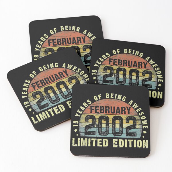 Item preview, Vintage February 2002 Limited Edition 19th Bday 19 Years Old designed and sold by SEANPARKERAU.