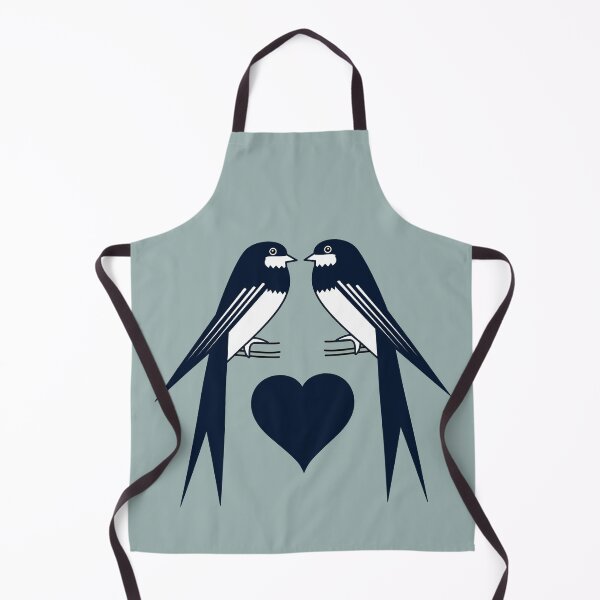 Item preview, Swallow Love Heart Illustration designed and sold by TreacleMustard.