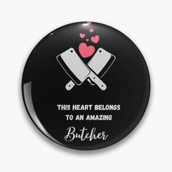 Item preview, This heart belongs to an amazing butcher, valentine hearts designed and sold by ApparelByGriph.