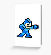 8-bit Megaman Greeting Card