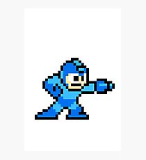 8-bit Megaman Photographic Print
