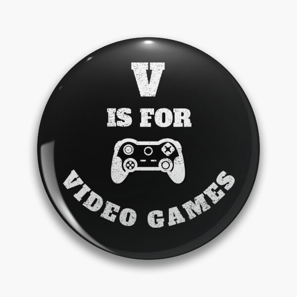 Item preview,  V Is For Video Games  designed and sold by DARBOL-DESIGN.
