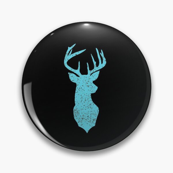 Item preview, Vintage stag in light blue designed and sold by Gerhanj.