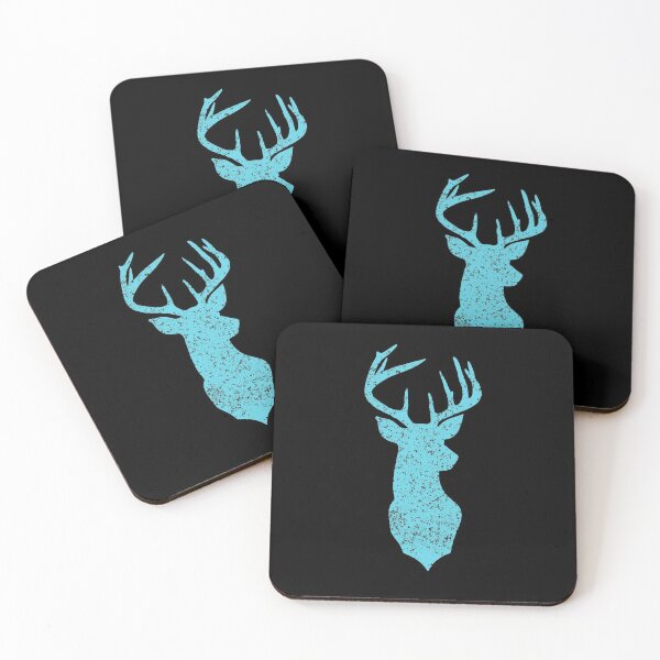 Item preview, Vintage stag in light blue designed and sold by Gerhanj.
