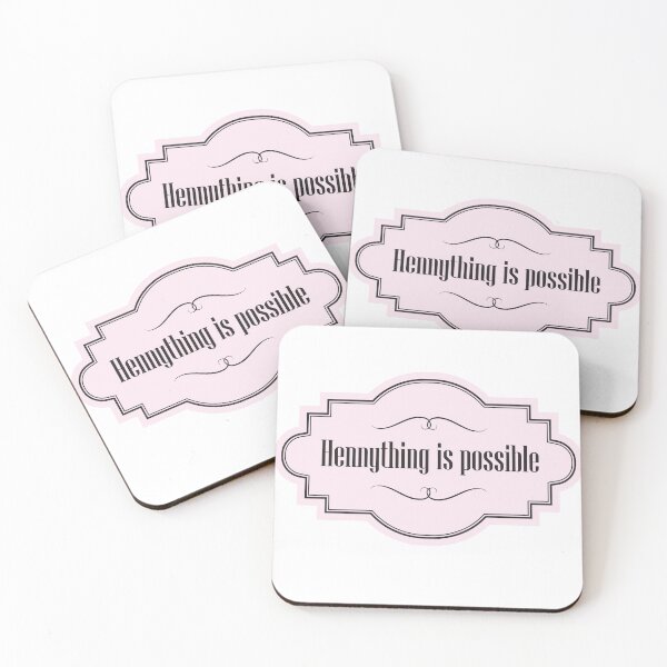 Item preview, Hennything is Possible - Pink designed and sold by BoldBadgerStore.