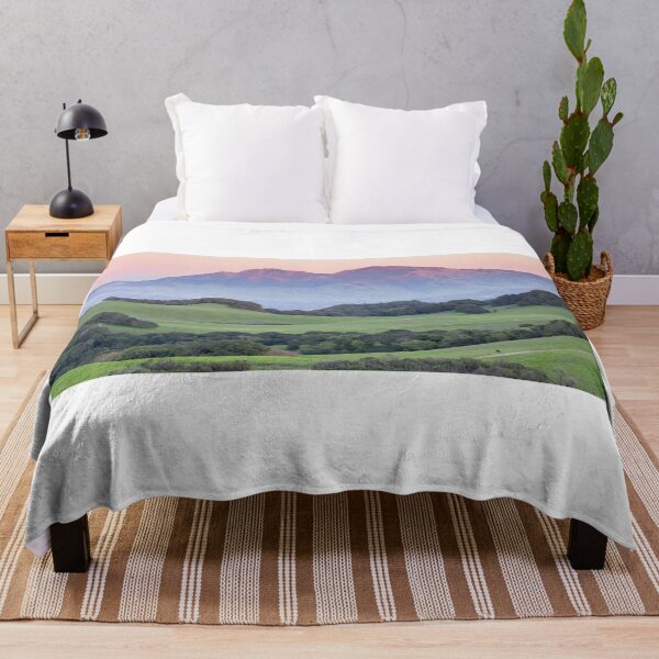 Item preview, Sunset over Mount Diablo and grassy rolling  hills designed and sold by yhelfman.