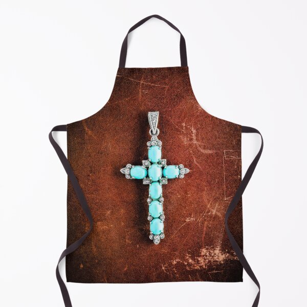 Item preview, Silver and Turquoise Crucifix designed and sold by Richard Nixon.