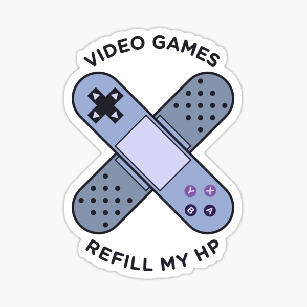 Vista previa del artículo con la obra «Videojuegos Refill My HP (variante de 1990)», diseñado y vendido por TriforceDad1984.