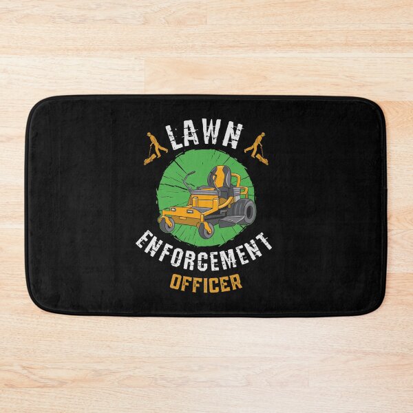 Item preview, Lawn Enforcement Officer a Mowing Pun designed and sold by Frosty1489.