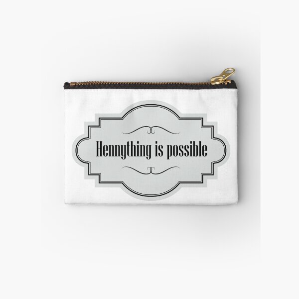 Item preview, Hennything is Possible - Light Grey designed and sold by BoldBadgerStore.
