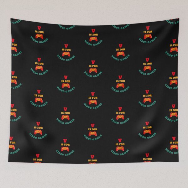 Item preview,  V Is For Video Games  designed and sold by DARBOL-DESIGN.