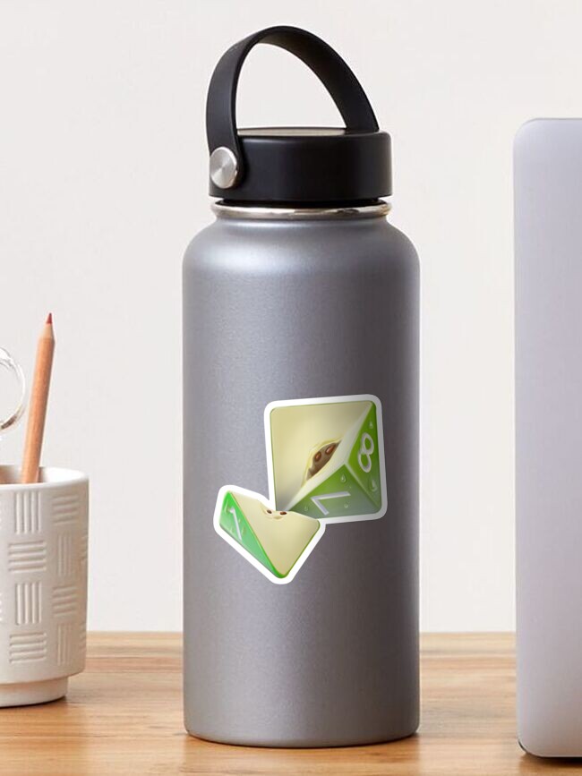 Thumbnail 1 of 3, Sticker, Diced Apple designed and sold by Shmaba.