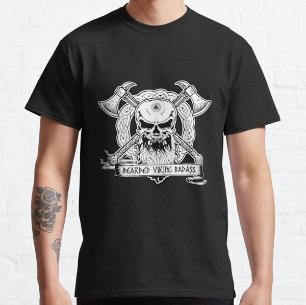 Bearded Viking Badass Classic T-Shirt