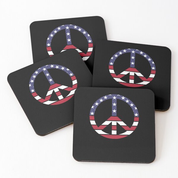 Item preview, Peace Symbol US American Sign Love Anti War Stop Violence designed and sold by Emerg-Apparel.