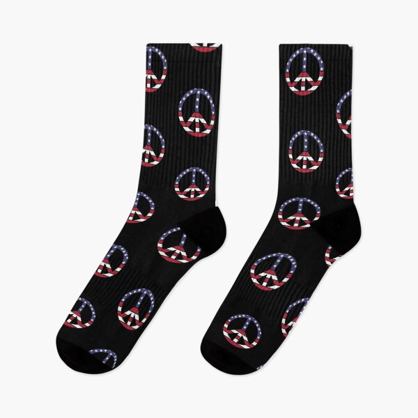 Item preview, Peace Symbol US American Sign Love Anti War Stop Violence designed and sold by Emerg-Apparel.