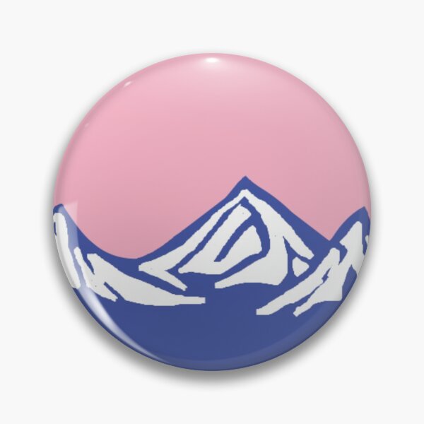 Artikelvorschau, Blauer rosa Berg entworfen und verkauft von EcruCloud.