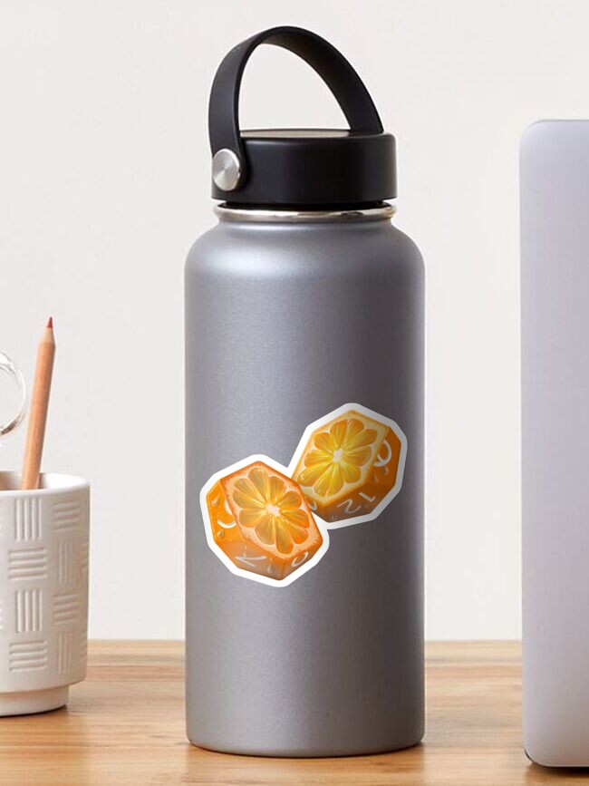 Thumbnail 1 of 3, Sticker, Diced Orange designed and sold by Shmaba.