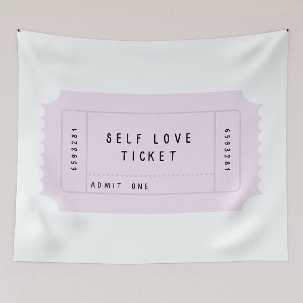 Item preview, Purple Self Love Ticket designed and sold by alwayselle.