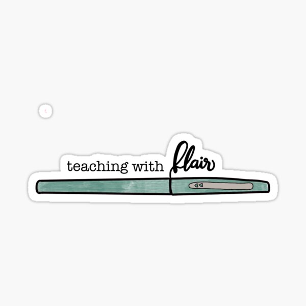 Flair Pens Sticker for Sale by oceandancegirl