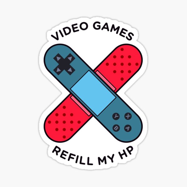 Vista previa del artículo con la obra «Videojuegos Refill My HP (variante 2017)», diseñado y vendido por TriforceDad1984.