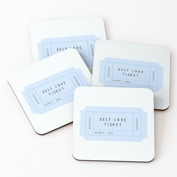 Item preview, Blue Self Love Ticket designed and sold by alwayselle.