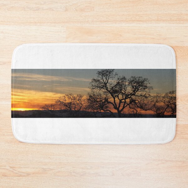Item preview, Oak Tree Silhouette Panoramic Sunset designed and sold by yhelfman.