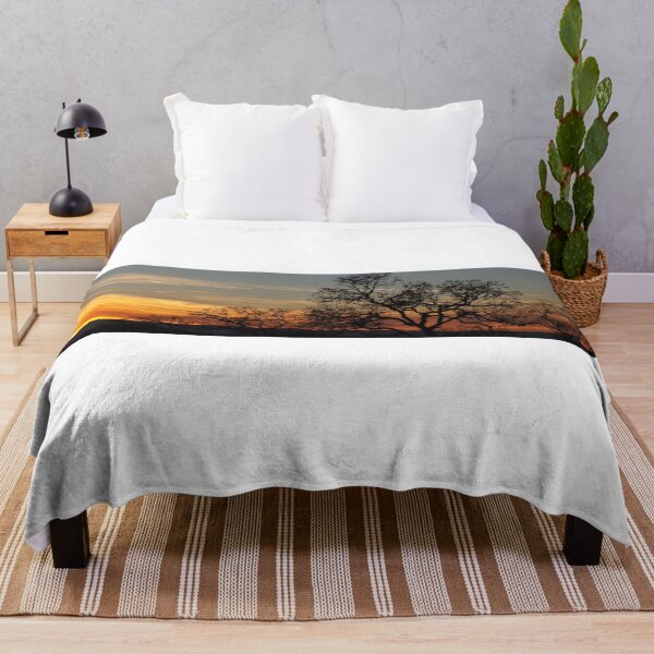 Item preview, Oak Tree Silhouette Panoramic Sunset designed and sold by yhelfman.