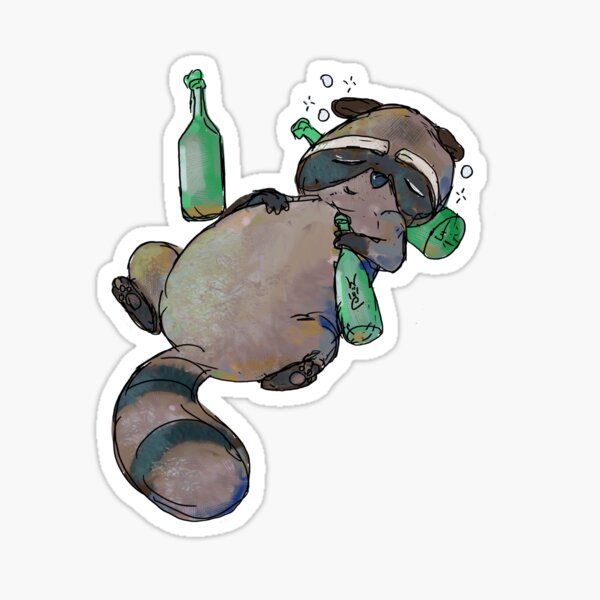 Artikel-Vorschau von Trashed Trash Panda, designt und verkauft von elementw.
