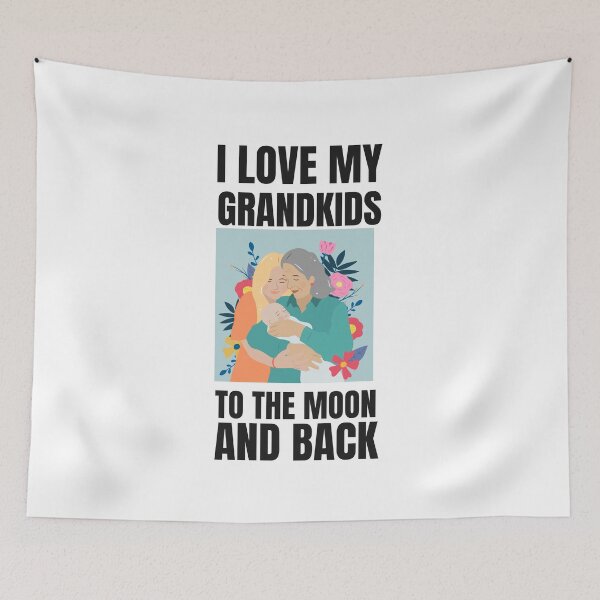 Item preview, AMO A MIS NIETOS HASTA LA LUNA Y DE VUELTA designed and sold by 30-Merch.