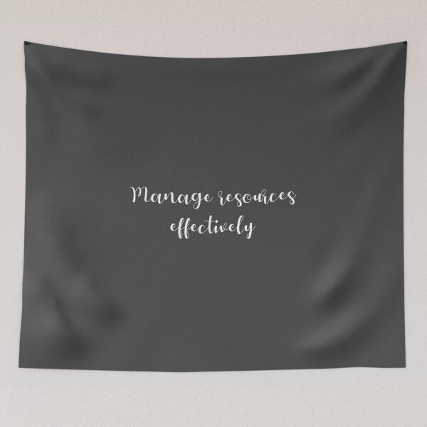 Item preview, Manage Resources Effectively inspirational three word quote designed and sold by flexycreatives.
