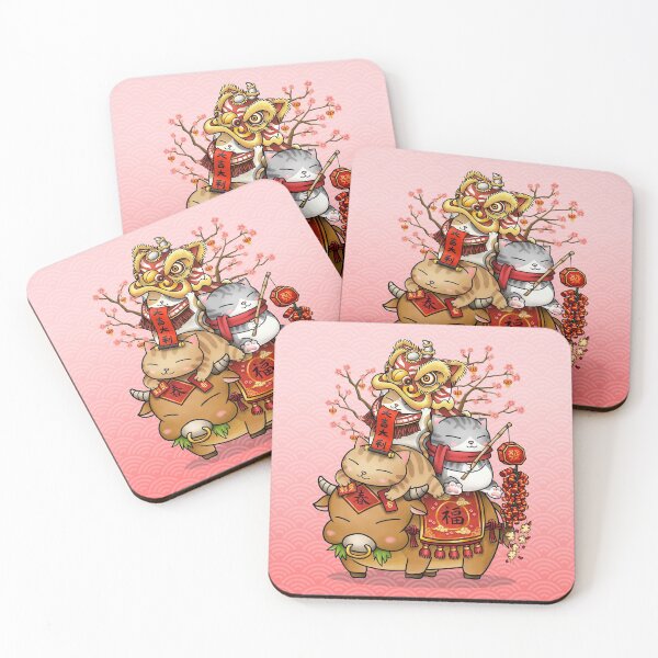 Item preview, Chinese New Year Cats on Ox designed and sold by Takeda-art.