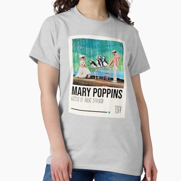 Vista previa del artículo con la obra «Póster de la película de arte de Mary Poppins», diseñado y vendido por Cambrey Watson.