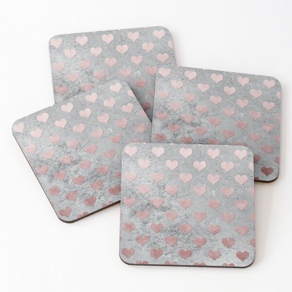 Item preview, Metal Pink Hearts designed and sold by Diana377.