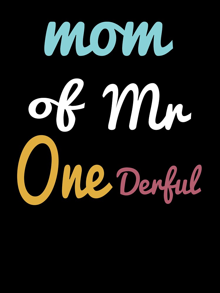 Mom Dad of Mr Onederful 1st Birthday Mom and Dad Shirts Funny