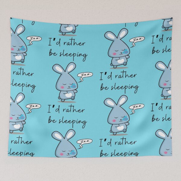 Item preview, Cute Bunny, Rather Be Sleeping (BT) designed and sold by ysm12.
