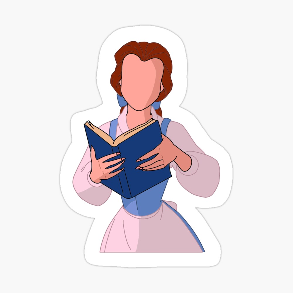 Beauty and the Beast Sticker for Sale by HanneBradley