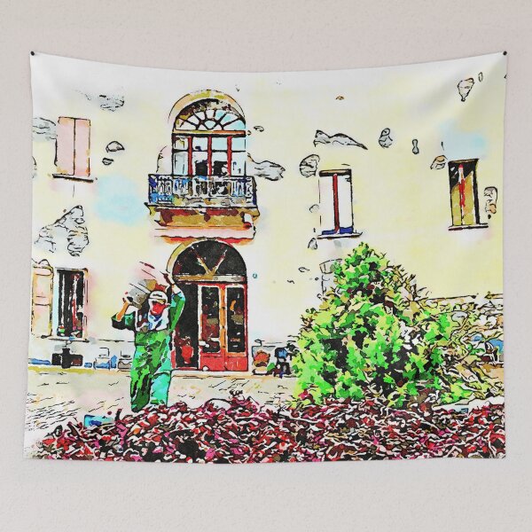 Item preview, Hortus Conclusus: pomace with farmer and college designed and sold by Giuseppe Cocco.