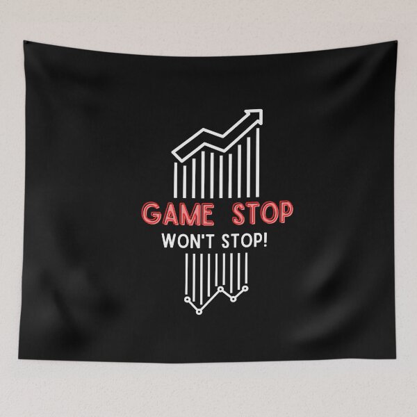 Item preview, Game stop wint stop GME gamestonk stockmarket short designed and sold by Rainces.