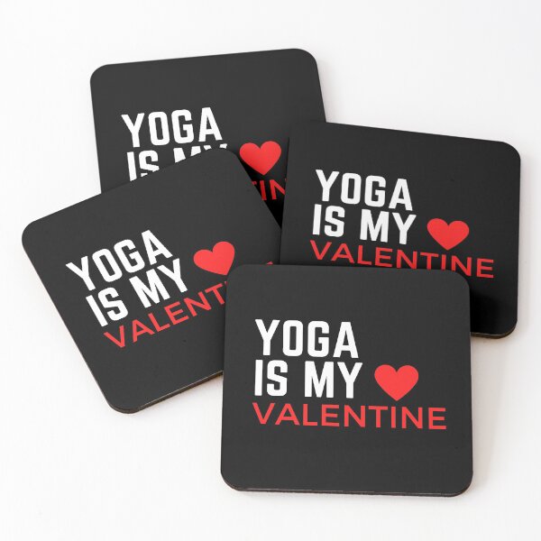 Item preview, Yoga Is My Valentine designed and sold by HobbyRoost.