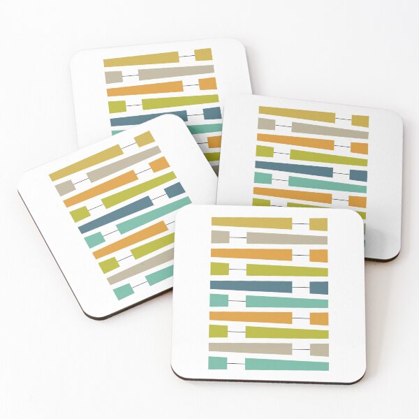Item preview, Colorful Geometric Shapes Mid Century Inspired designed and sold by Orchard Berry.