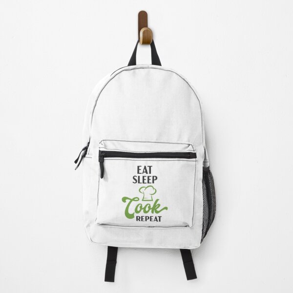 Artikelvorschau, Eat Sleep Cook Repeat Funny Kitchen Cook Quotes entworfen und verkauft von Trenddesigns24.