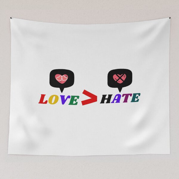Item preview, Love Is Greater Than Hate designed and sold by Trendy Design.