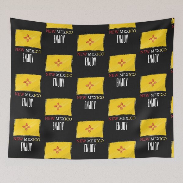 Item preview, NEW MEXICO, ZIA MOUNTAINS, ENJOY NEW MEXICO, ZIA FLAG,  designed and sold by R B Chrystal.
