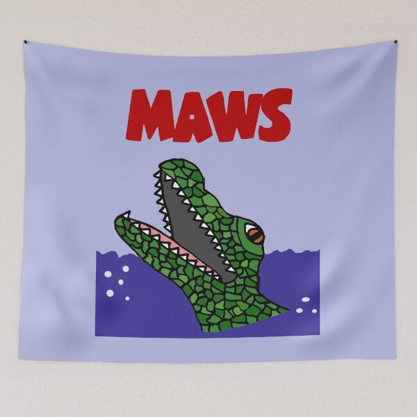 Item preview, Funny Gaping Alligator Maws Pun  designed and sold by Nature's Fancy.